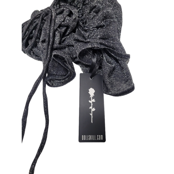 Poster G RL Shimmer Off-Shoulder Halter Top - Picture 7 of 7